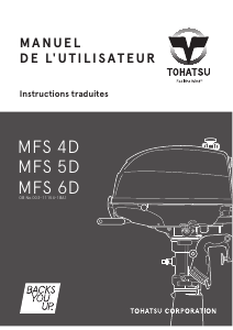 Mode d’emploi Tohatsu MFS 6D (EU Model) Moteur hors-bord