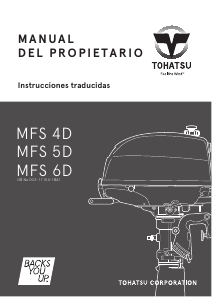 Manual de uso Tohatsu MFS 6D Motor fuera de borda