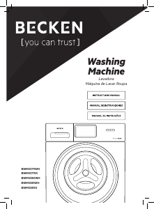 Manual de uso Becken BWM5381IX Lavadora