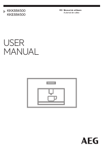 Manual AEG KKK884500M Cafetieră