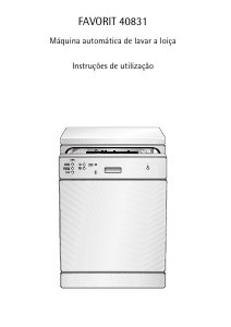 Manual AEG F40831-W Máquina de lavar louça