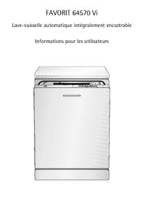 Mode d’emploi AEG F64570V Lave-vaisselle