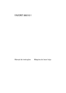 Manual AEG F88010I Máquina de lavar louça
