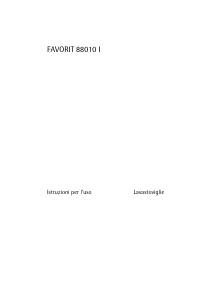 Manuale AEG F88010I Lavastoviglie