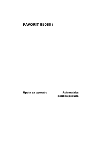 Priručnik AEG F88080I Perilica posuđa