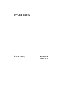 Bruksanvisning AEG F88080I Diskmaskin