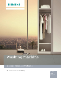 Bedienungsanleitung Siemens WP10T297 Waschmaschine