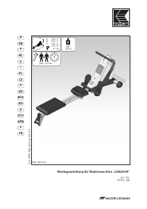 Manual Kettler Coach M Rowing Machine