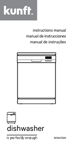 Manual Kunft KDW4752N Máquina de lavar louça