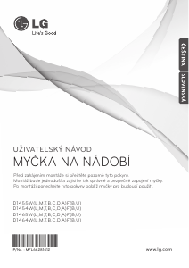 Návod LG D1464LF Umývačka riadu