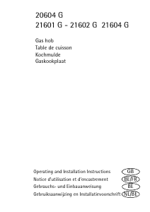 Manual AEG 21604G Hob