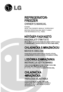 Manuál LG GR-B652YVBK Lednice s mrazákem