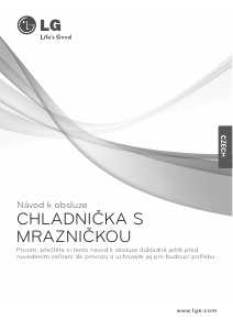Manuál LG GT5132PVCA Lednice s mrazákem