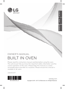 Manual LG LB645129T Oven