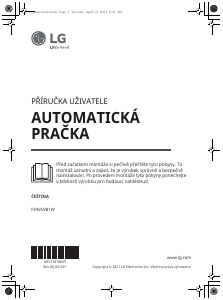Návod LG F49V6VB1W Práčka