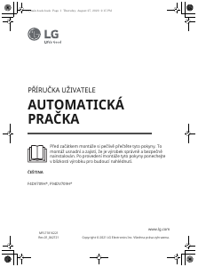 Návod LG F4DV709H2TE Práčka