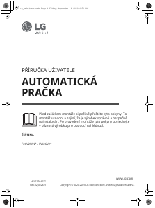 Návod LG FW26V2WN3 Práčka