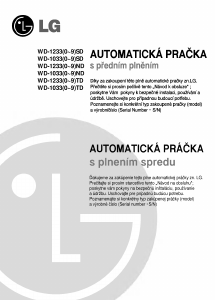 Návod LG WD-10332TD Práčka
