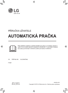 Návod LG F2WN7S7S0 Práčka