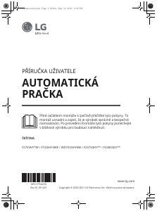 Návod LG F2S7V3HY0W Práčka
