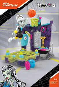 Handleiding Mega Construx set DPK31 Monster High Physical deaducation