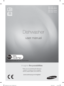 Handleiding Samsung DW-UG720T/XSA Vaatwasser