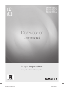 Manual Samsung DW60M5070FS/SG Dishwasher