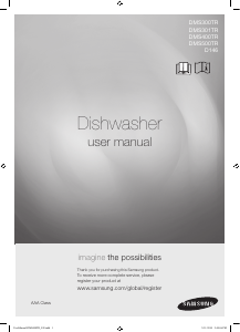 Manual Samsung DMS500TRS Dishwasher