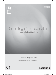Mode d’emploi Samsung DV70H4300CW/EF Sèche-linge