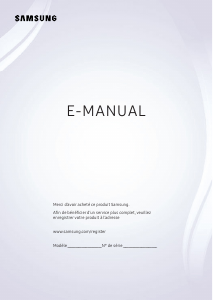Mode d’emploi Samsung UA43MU7000K Téléviseur LED