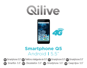 Használati útmutató Qilive Q5 5.5inch Mobiltelefon