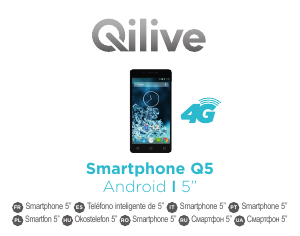 Посібник Qilive Q5 5inch Мобільний телефон