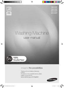 Manual Samsung WA12GP Washing Machine