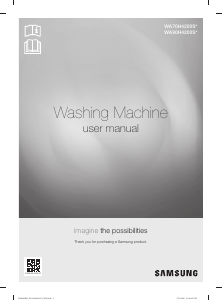 كتيب سامسونج WA90H4200SW/AS غسالة ملابس