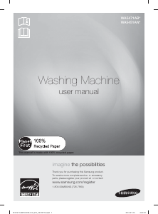 Mode d’emploi Samsung WA5471ABW/XAA Lave-linge