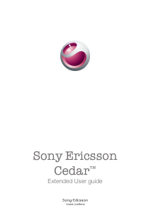Handleiding Sony Ericsson Cedar Mobiele telefoon