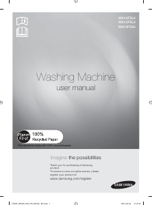 Manual Samsung WA13F5S4UWA/FA Washing Machine