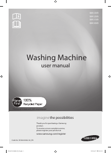 Manual Samsung WA12V9QEP/XSG Washing Machine