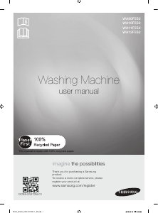Manual Samsung WA11F5S2UWW/LA Washing Machine