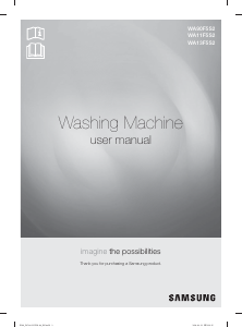 Manual Samsung WA13F5S2UWY/FA Washing Machine