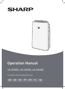 Mode d’emploi Sharp UA-HD60E-L Purificateur d'air