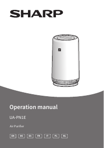 Bedienungsanleitung Sharp UA-PN1E-W Luftreiniger