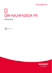 Handleiding Sharp QW-NA24F42EDA-FR Vaatwasser