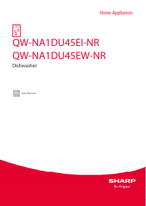 Manual Sharp QW-NA1DU45EI-NR Dishwasher
