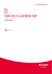 Manual Sharp QW-NS1CU49EW-NR Dishwasher