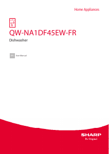 Manual Sharp QW-NA1DF45EW-FR Dishwasher