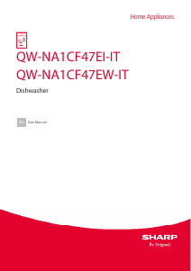 Handleiding Sharp QW-NA1CF47EI-IT Vaatwasser