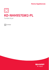 Handleiding Sharp KD-NHH9S7GW2-PL Wasdroger