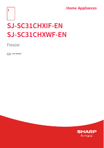 Handleiding Sharp SJ-SC31CHXIF-EN Vriezer