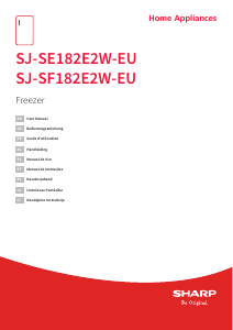 Manual Sharp SJ-SF182E2W-EU Freezer